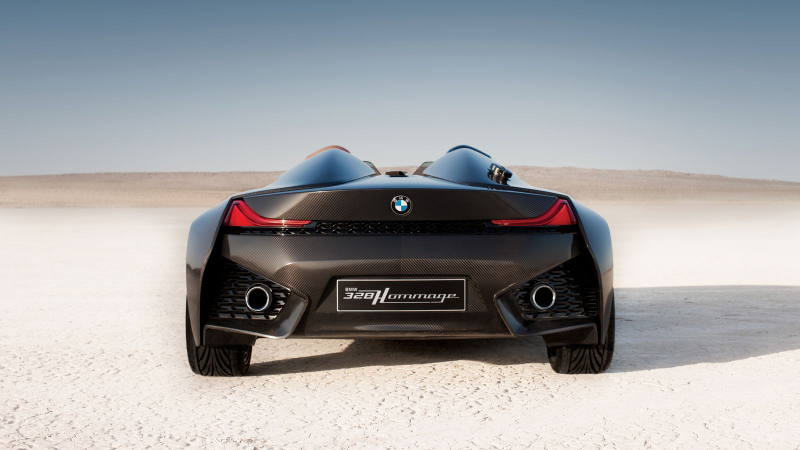 Illustration for article titled BMW 328 Hommage Concept: Retro, Sexy, Cool